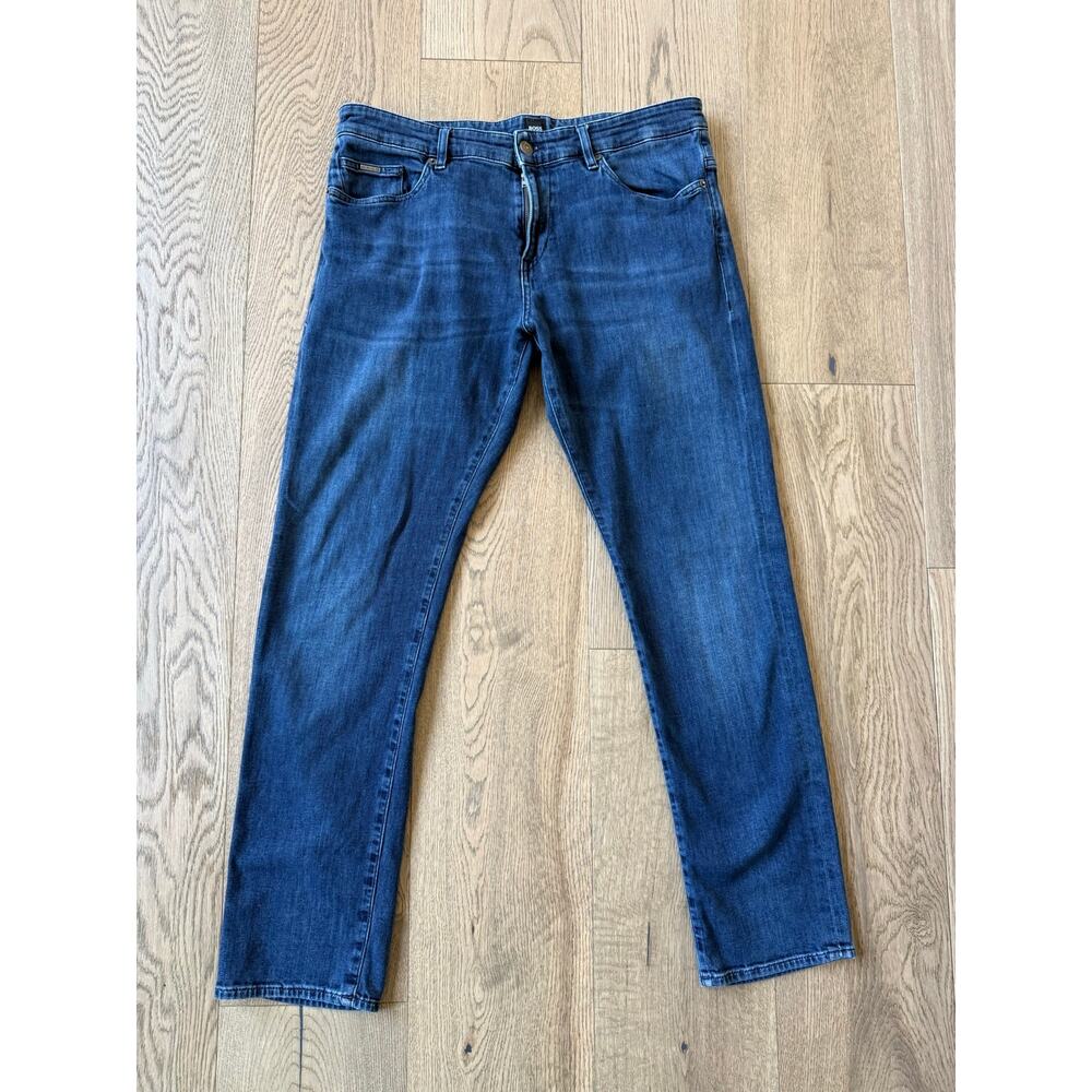 Hugo Boss Candiani Denim Jeans Men’s 34x30 Blue Regular Straight Leg